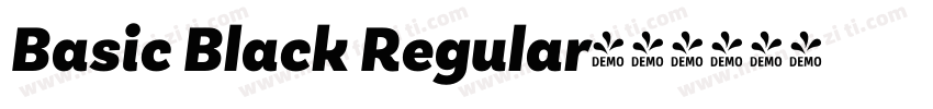 Basic Black Regular字体转换